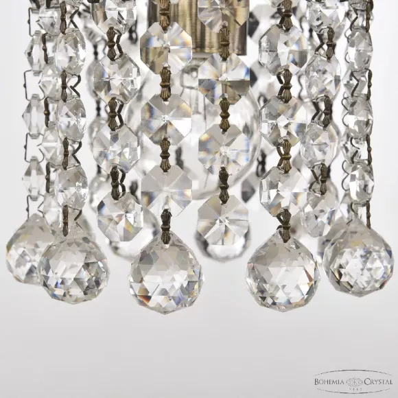 Подвесной светильник Bohemia Ivele Crystal 14781P/11 Pa Balls, декоративные элементы крупным планом Подвесной светильник Bohemia Ivele Crystal 14781P/11 Pa Balls, декоративные элементы крупным планом