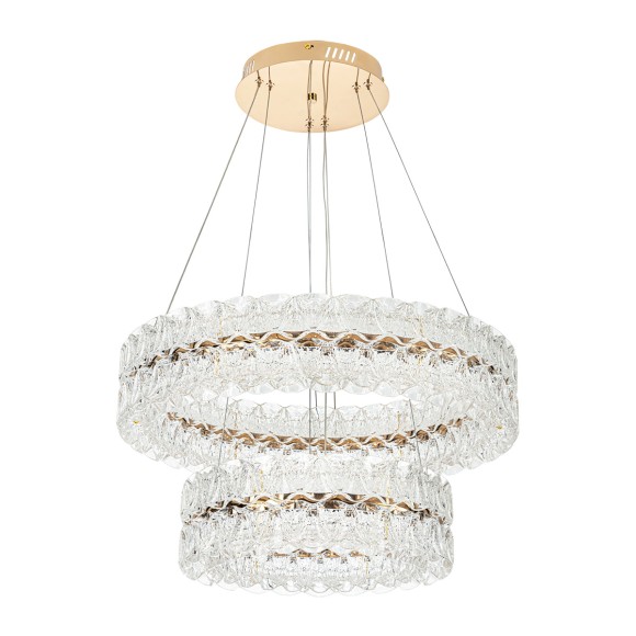 Подвесная люстра с пультом управления Modelux ML.8185.600.400 GD