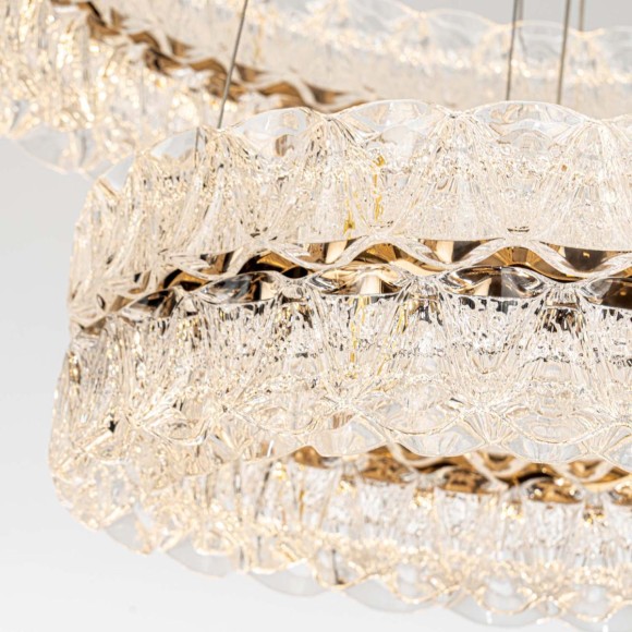 Подвесная люстра с пультом управления Modelux ML.8185.600.400 GD