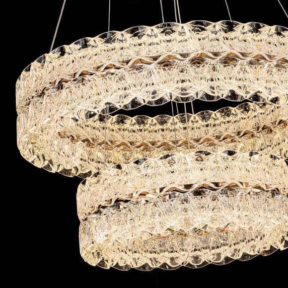 Подвесная люстра с пультом управления Modelux ML.8185.600.400 GD