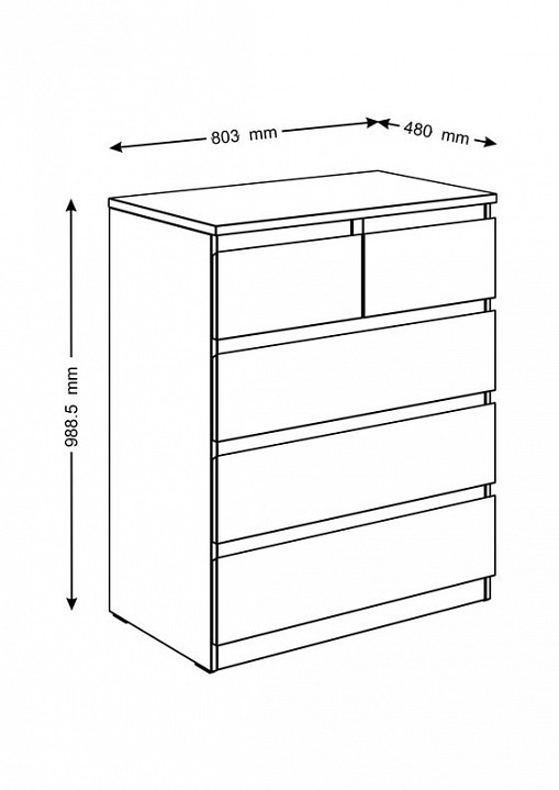 Комод Мальта SHST_2.05.02.080.1