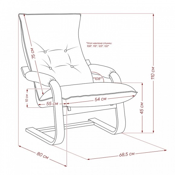 Кресло Оливер LST_4687204063695