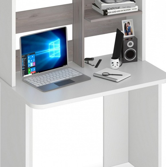 Стол компьютерный Домино Lite СКЛ-Прям100Р+НКЛ-100 MER_SKL-Pryam100Rbez_tumby-NKL-100_BEN