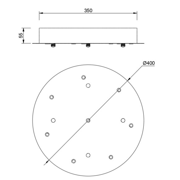 Подвесная люстра Mantra Arrecife 9366+9211 (8L)