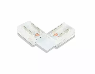 Соединитель угловой L для светодиодной ленты COB 8mm 12/24V (2 конт.) GS6851 (5шт) Ambrella Light Illumination GS6851