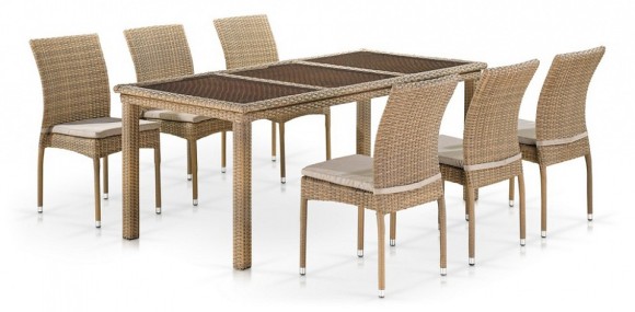 Набор уличный T365/Y380B-W65 AFN_T365-Y380B-W65_6PCS_Light_Brown