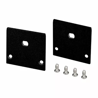 Заглушка Arlight LINE-3535-TRAY BLACK с отверстием (Алюминий) 062738