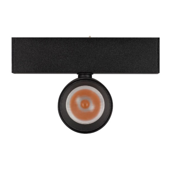 Трековый магнитный светильник Arlight MAG-SPOT-25-R120-12W Warm3000 (BK, 30 deg, 24V) 033678(1)