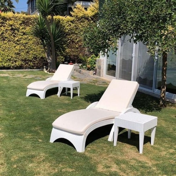 Лежак Fiji SGD_234-GS1009-WHITE