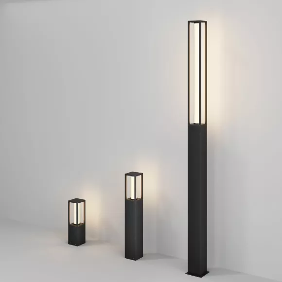 Парковый светильник Maytoni Expo O480FL-L25B3K, Черный, Белый, Теплый белый, крупный план основания Парковый светильник Maytoni Expo O480FL-L25B3K, Черный, Белый, Теплый белый, крупный план основания