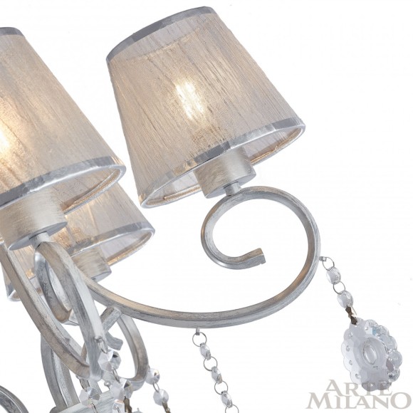Потолочная люстра Arte Milano Amalfi 337146/8 WT+SL