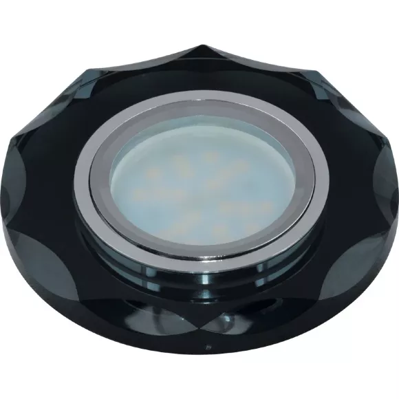 Встраиваемый светильник Fametto Peonia DLS-P105 GU5.3 CHROME/BLACK 09992