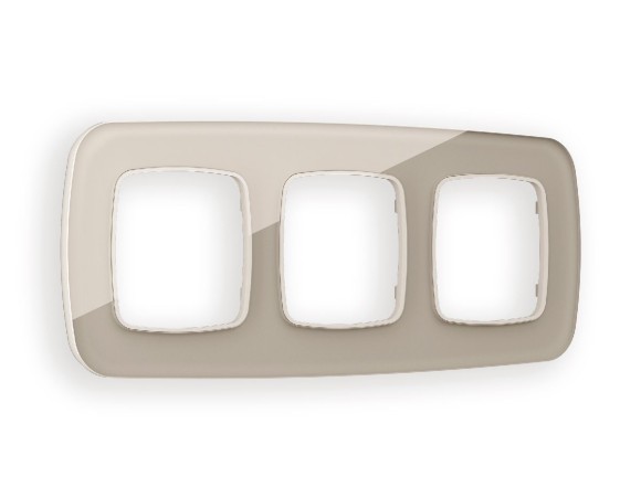 Рамка трехместная Ambrella Volt Radian OF350603