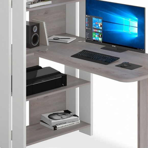 Стол компьютерный Домино Lite СТЛ-ОВ+С100Р MER_STL-OV-S100RPryam_bez_tumby_BEN