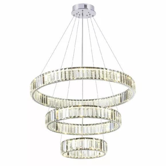 Каскадная люстра Odeon Light Vekia 4930/88L, Хром, Прозрачный, Нейтральный белый Каскадная люстра Odeon Light Vekia 4930/88L, Хром, Прозрачный, Нейтральный белый
