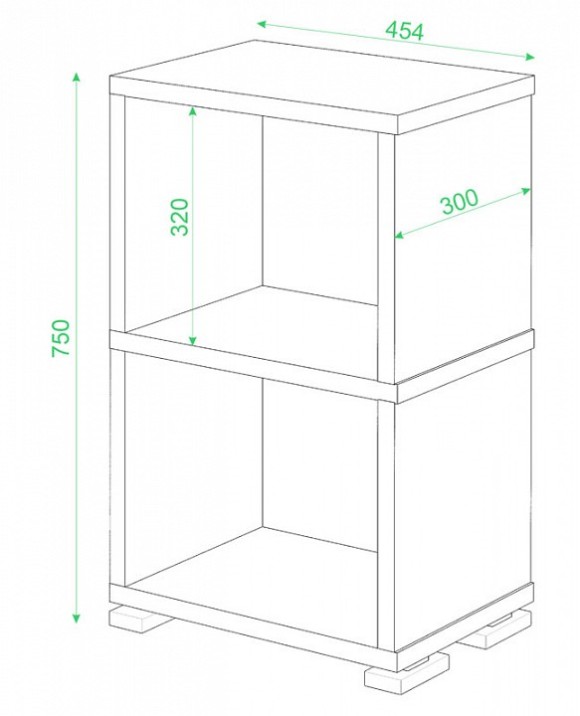 Стеллаж-колонка СБ-15/2 MER_SB-15-2_SH