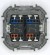 Переключатель двухклавишный Legrand Inspiria 673667