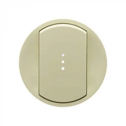 Лицевая панель Legrand Celiane выключателя одноклавишного с подсветкой слоновая кость 066210