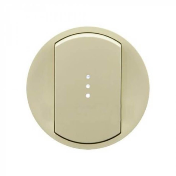 Лицевая панель Legrand Celiane выключателя одноклавишного с подсветкой слоновая кость 066210