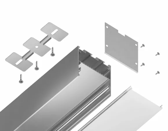 Алюминиевый профиль Ambrella Light Profile System GP3100AL, Серебро, Алюминий Алюминиевый профиль Ambrella Light Profile System GP3100AL, Серебро, Алюминий