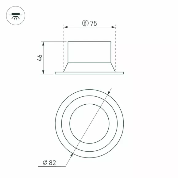 Встраиваемый светильник Arlight MS-BREEZE-BUILT-R82-9W Day4000 (BK, 80 deg, 230V) (IP20 Металл) 035610(1) Встраиваемый светильник Arlight MS-BREEZE-BUILT-R82-9W Day4000 (BK, 80 deg, 230V) (IP20 Металл) 035610(1)