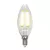 Лампа светодиодная филаментная (UL-00001373) Uniel E14 6W 4000K прозрачная LED-C35-6W/NW/E14/CL PLS02WH