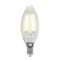 Лампа светодиодная филаментная (UL-00001373) Uniel E14 6W 4000K прозрачная LED-C35-6W/NW/E14/CL PLS02WH