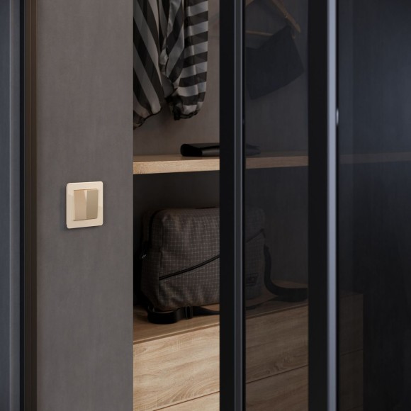 Рамка на 1 пост Werkel Acrylic айвори 4690389186271 W0012743