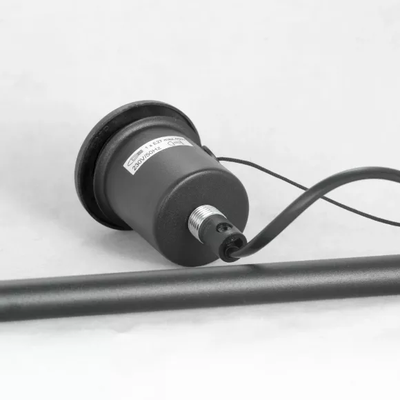 Торшер Lussole Lgo Greene LSP-0572, Черный, Серый, Металл, вид сверху