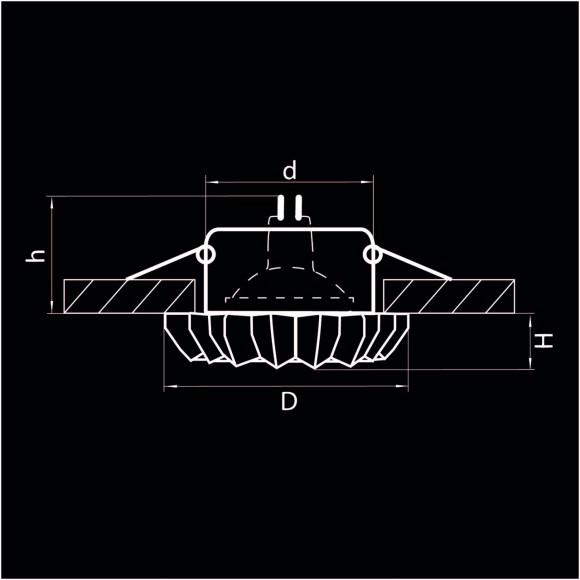 Встраиваемый светильник Lightstar Solo Ray 002120
