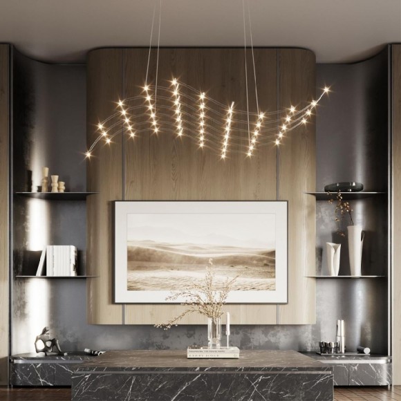 Подвесная светодиодная люстра Odeon Light Welkin 7057/45L