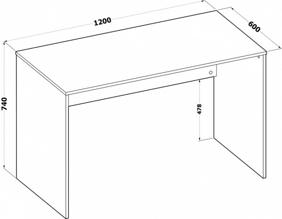 Стол письменный СПМ-351 SK_00-00016300