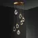 Подвесной светильник Delight Collection Crystal rock MD-020B-7 gold, декоративные элементы крупным планом