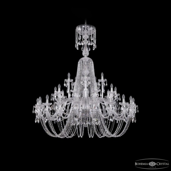 Подвесная люстра Bohemia Ivele Crystal 1402/20+10+5/530/XL-165 Ni