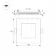Встраиваемый светодиодный светильник Arlight DL-120x120M-9W Warm White 020127