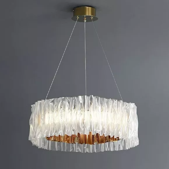 Подвесная люстра Delight Collection Accordeon 10310P-580 white/gold, декоративные элементы крупным планом Подвесная люстра Delight Collection Accordeon 10310P-580 white/gold, декоративные элементы крупным планом