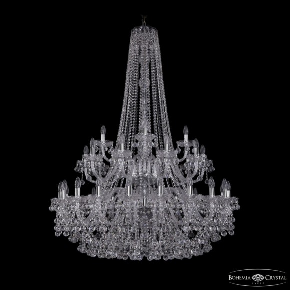 Подвесная люстра Bohemia Ivele Crystal 1409/20+10+5/400/h-152/2d Ni