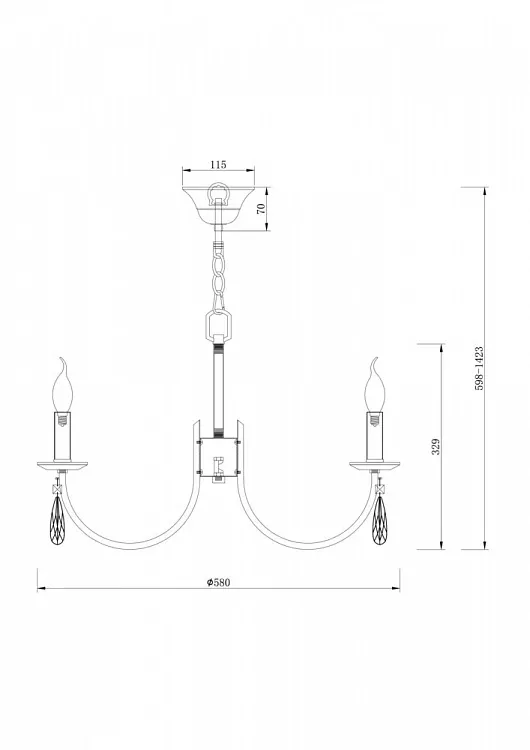 Подвесная люстра Freya Forte FR1006PL-06N, Никель, Металл, Неоклассика стиль Подвесная люстра Freya Forte FR1006PL-06N, Никель, Металл, Неоклассика стиль