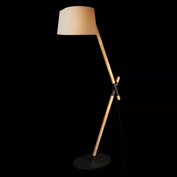 Торшер Loft IT Emma 10567F Light wood, Светло-коричневый, Белый, Коричневый