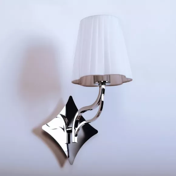 Бра Abrasax Martha MA03869W-001, Хром, Белый, Металл, крупный план Бра Abrasax Martha MA03869W-001, Хром, Белый, Металл, крупный план