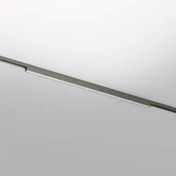 Трековый однофазный светильник Denkirs Shine linear DK5752-DN, Никель, Теплый белый, Алюминий Трековый однофазный светильник Denkirs Shine linear DK5752-DN, Никель, Теплый белый, Алюминий