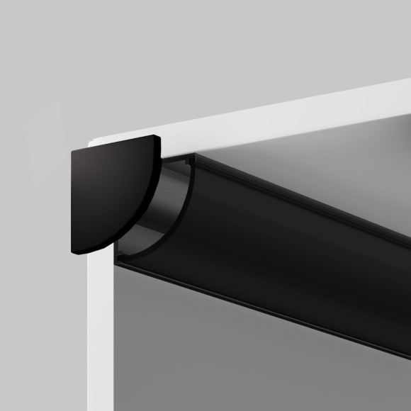 Комплект заглушек для профиля 16×16 2шт Maytoni Led Strip ALM-1616R-B-EC 642029