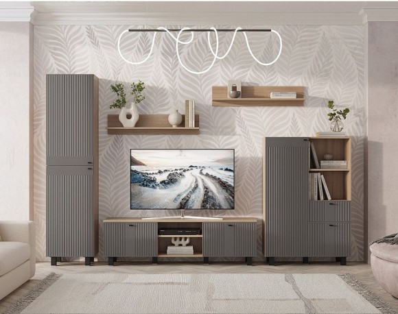 Шкаф-витрина Олива BTS_00-00160977