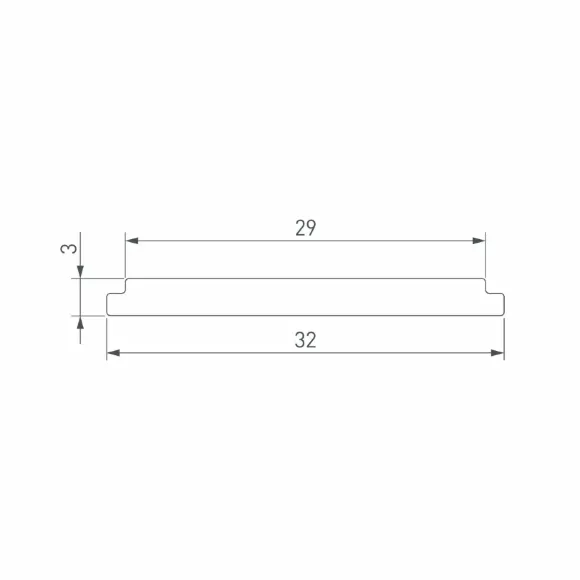 Схема размеров экран Arlight LINE-3560-BENT-SIDE-2M OPAL 062982 Схема размеров экран Arlight LINE-3560-BENT-SIDE-2M OPAL 062982