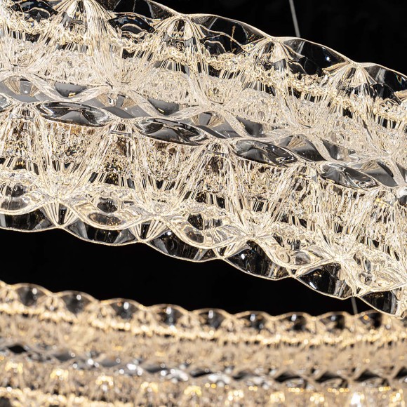 Подвесная люстра с пультом управления Modelux ML.8185.800 CR