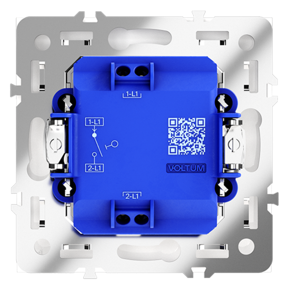 Выключатель одноклавишный Voltum S70 VLS010102