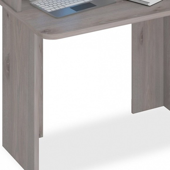 Стол компьютерный Домино Lite СКЛ-Прям100Р+НКЛ-100 MER_SKL-Pryam100Rbez_tumby-NKL-100_N