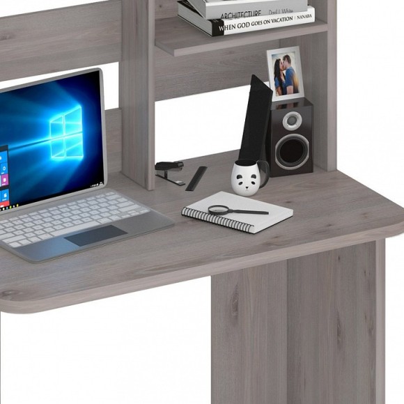 Стол компьютерный Домино Lite СКЛ-Прям100Р+НКЛ-100 MER_SKL-Pryam100Rbez_tumby-NKL-100_N