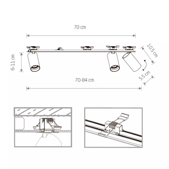 Спот Nowodvorski Mono Surface 7691 Спот Nowodvorski Mono Surface 7691