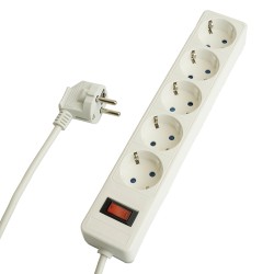 Сетевой фильтр 5-местный с/з Stekker Optima HM20-51-02 50092